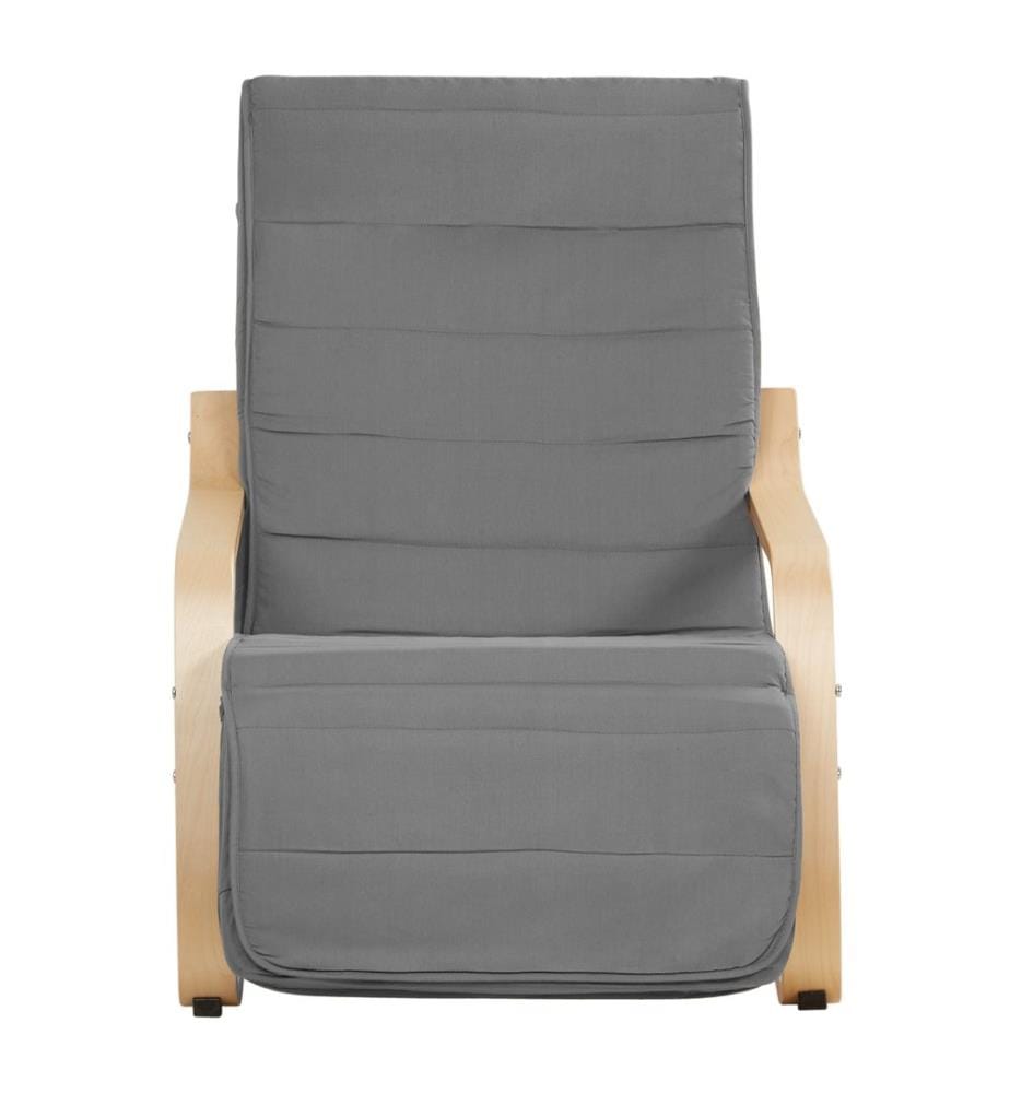 Fauteuil relax avec repose-pieds Gris