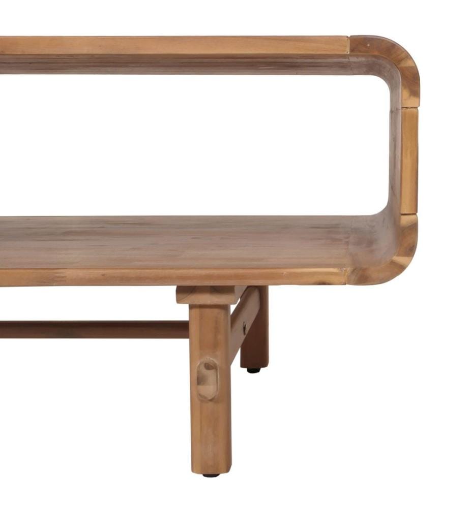 Table basse de salon en acacia massif 44x125x60 cm