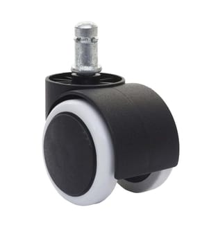 Set di 5 ruote per pavimenti duri Ruote universali Ruote per sedie da ufficio Ruote Ø11 mm