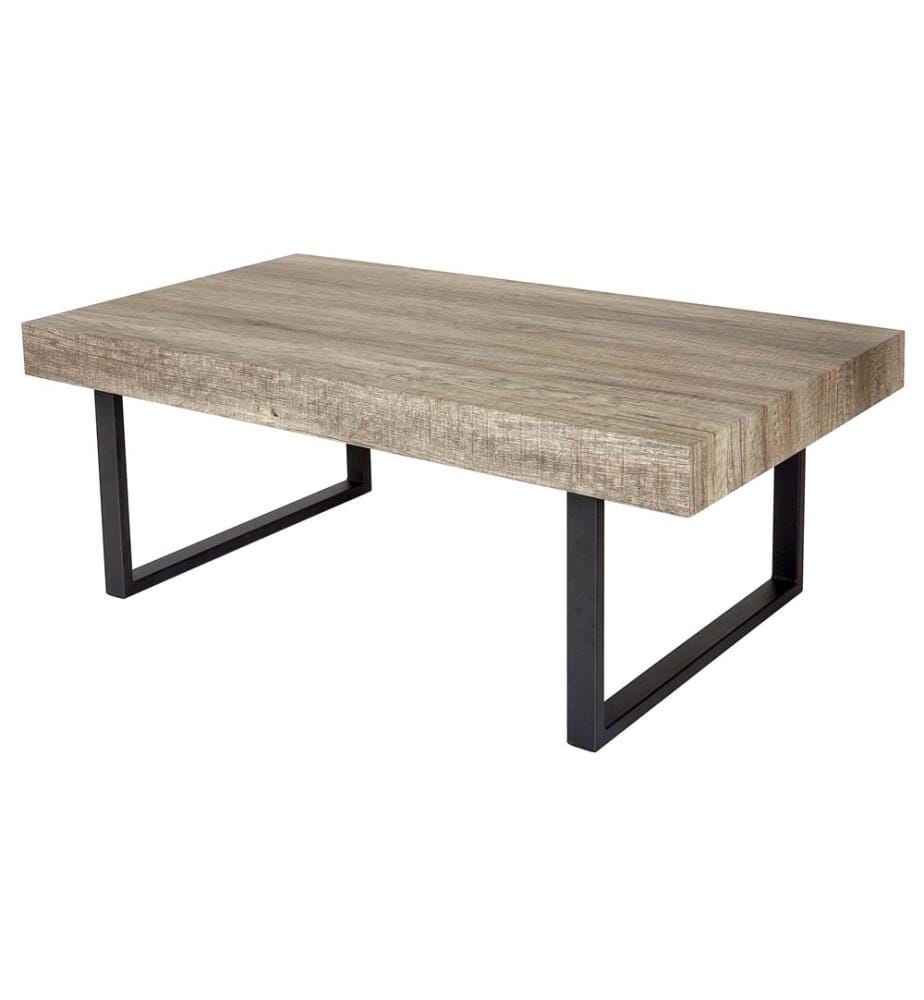 Table basse Kos Wohnzi mmertischn 40x110x60 cm chêne sauvage