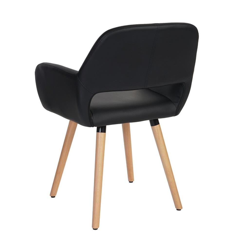 Esszi mmerstuhl Altena Retro II Kunstleder schwarz