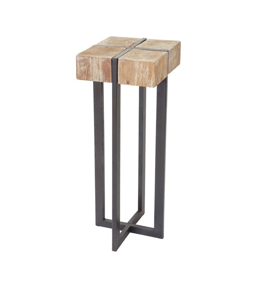 Table de fleur HWC Table d'appoint - Sapin Bois 100x32x32 cm