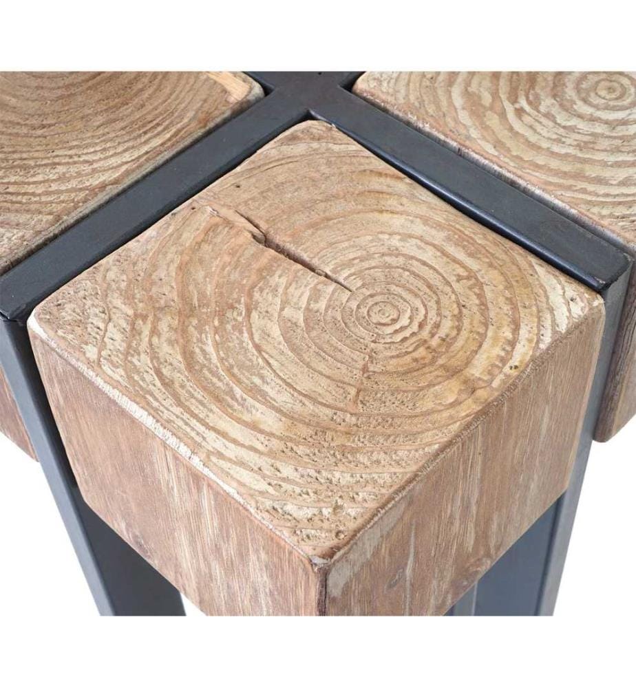 Table de fleur HWC Table d'appoint - Sapin Bois 100x32x32 cm