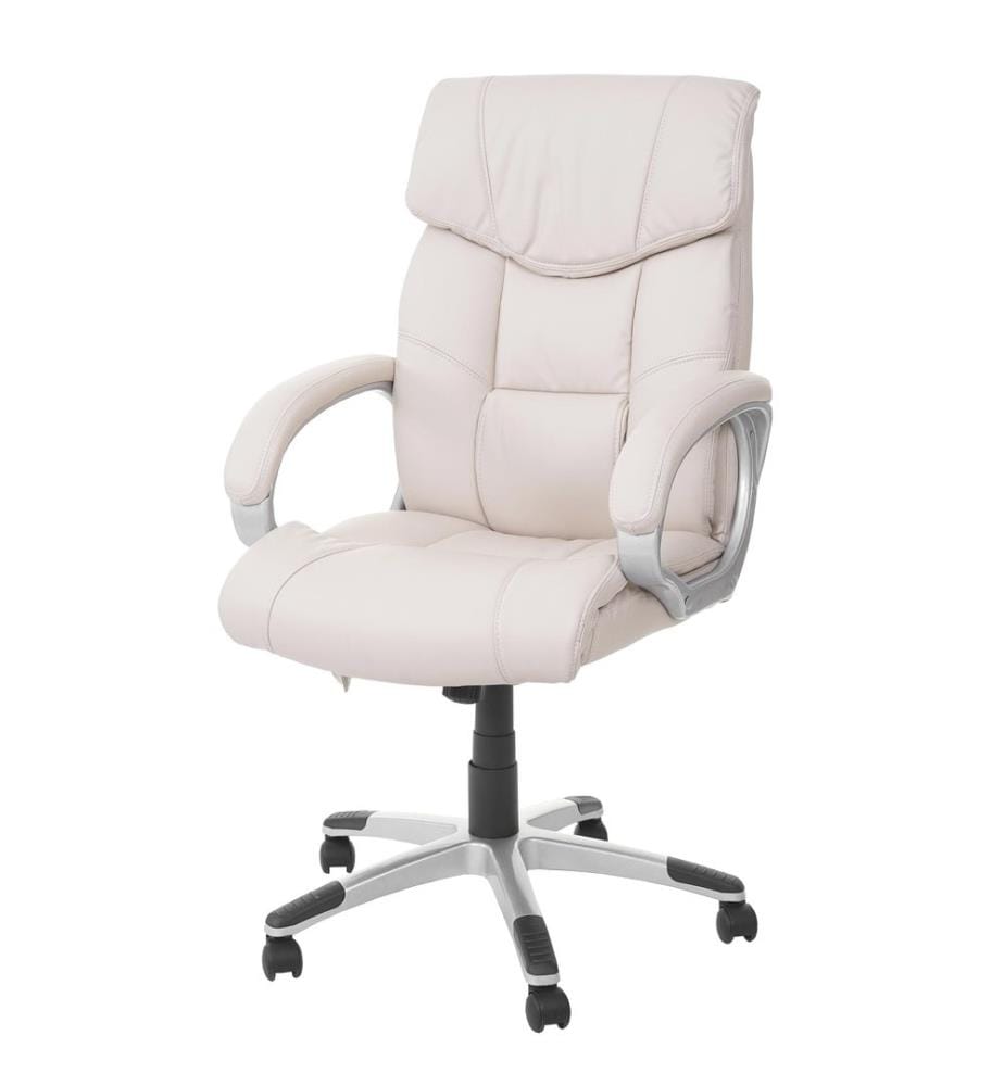 Massage Bürostuhl HWC mit Heizfunktion - creme