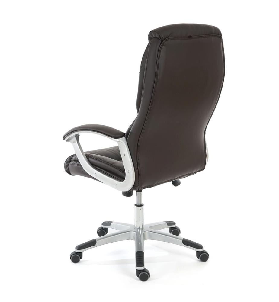 Profi-Bürostuhl XXL Chefsessel 150kg belastbar Kunstleder braun
