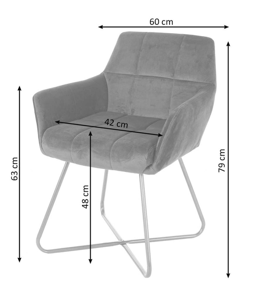 Esszi mmerstuhl Retro Design Samt goldene Füsse Schwarz