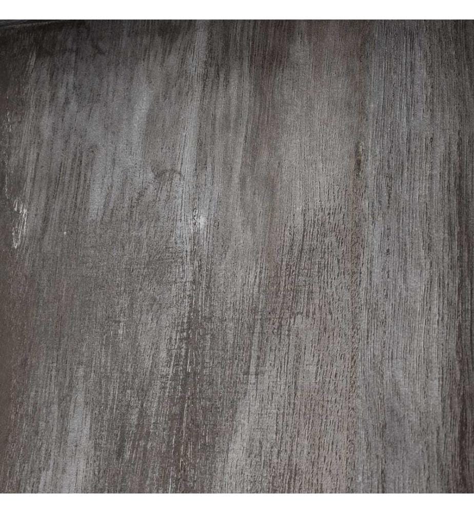 Table d'appoint JAM-K71 Table basse bois FSC métal 60x60x60 cm gris foncé
