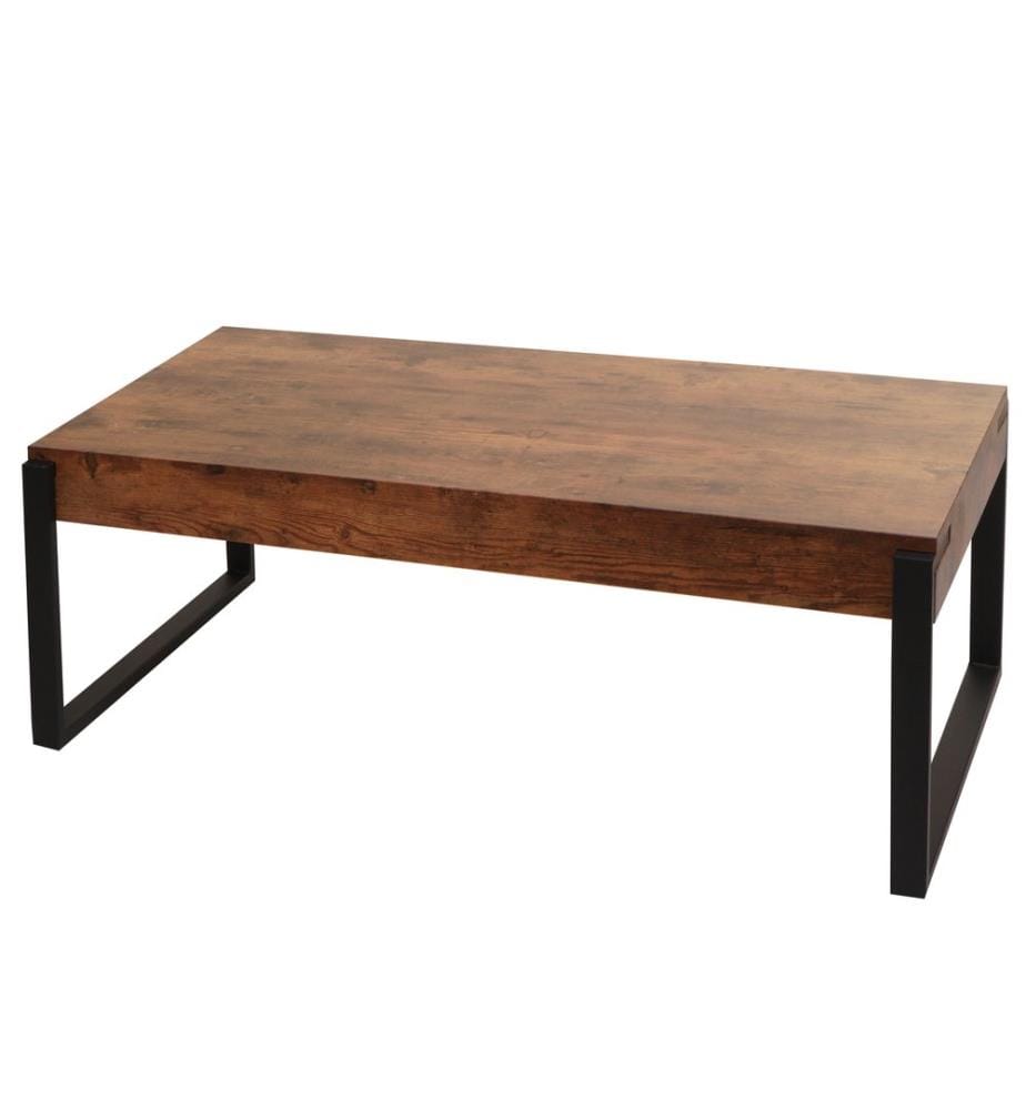 Table basse JAM-L53 Table d'appoint en métal 43x110x64 cm