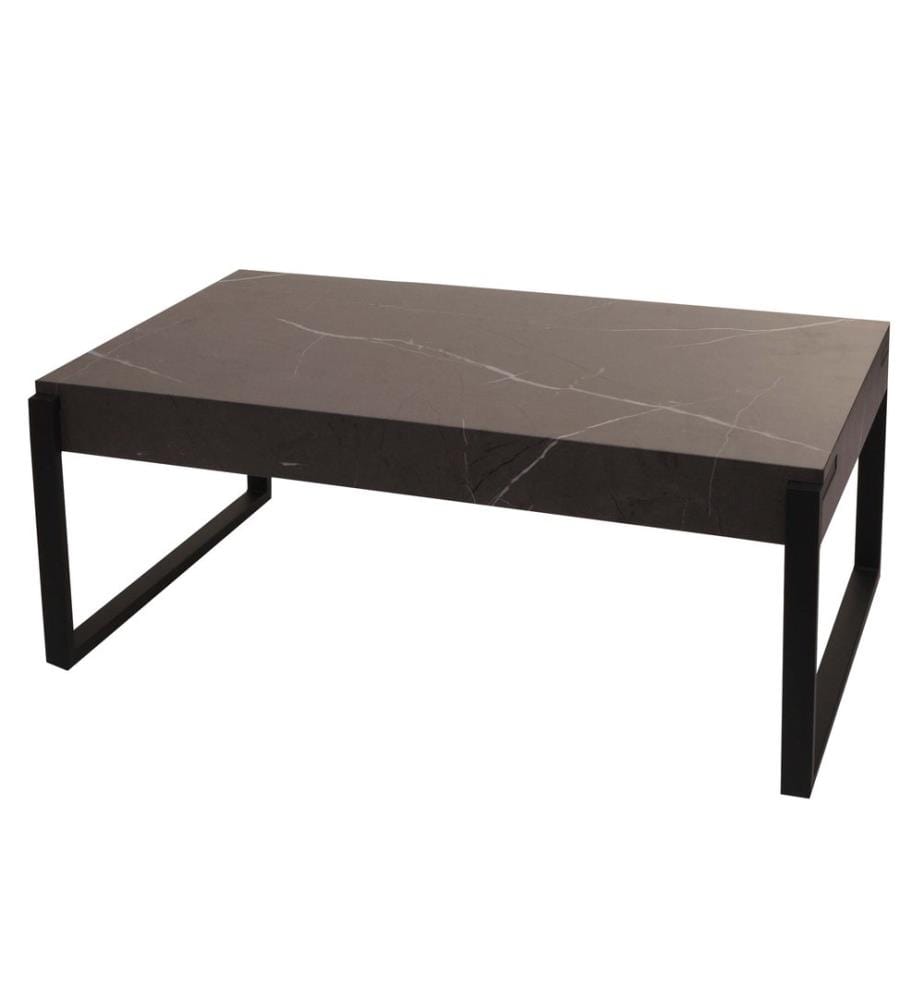 Table basse JAM-L53 Table d'appoint en métal 43x110x64 cm