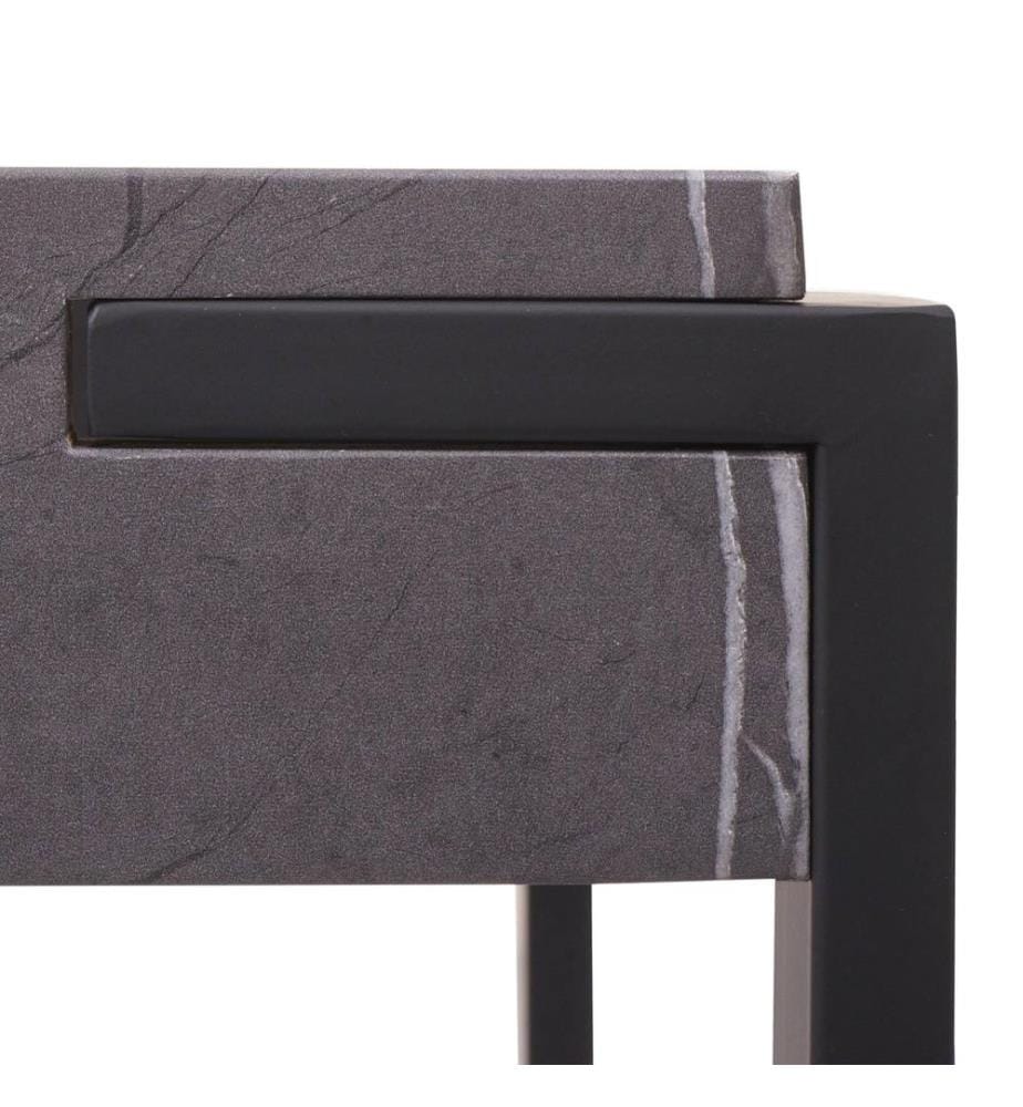 Table basse JAM-L53 Table d'appoint en métal 43x110x64 cm