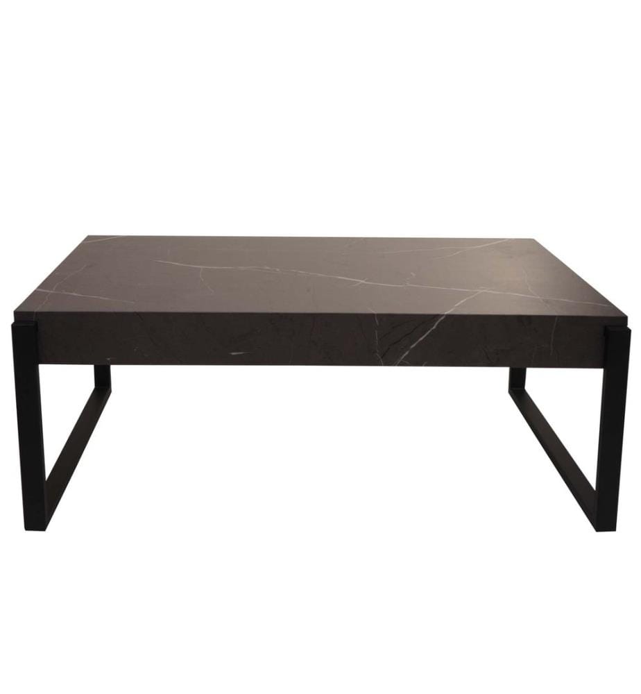 Table basse JAM-L53 Table d'appoint en métal 43x110x64 cm