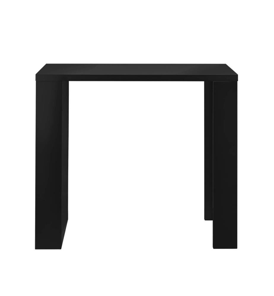 Bartisch Bonn 117 x 57 x 106,5 cm mit 3 Fächern Schwarz