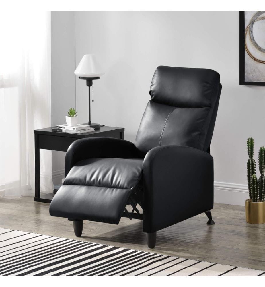 Fauteuil rembourré Bregenz 102x60x92 cm avec dossier réglable