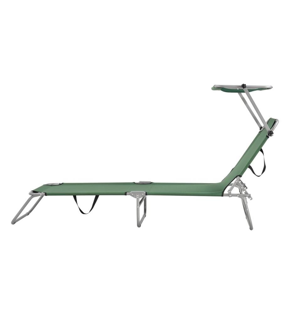Set di 2 lettini Argozelo verde scuro
