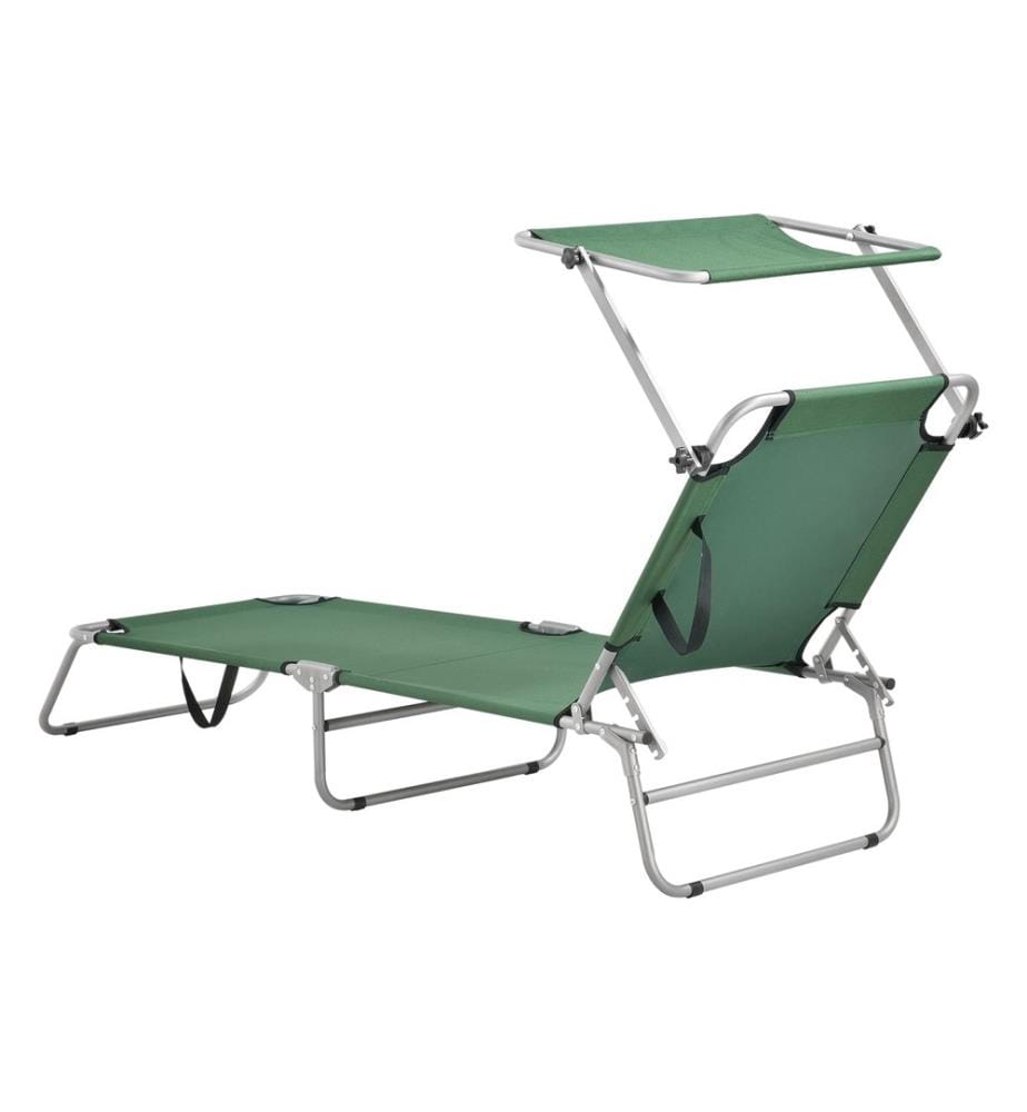 Set di 2 lettini Argozelo verde scuro
