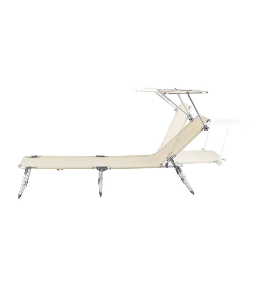 Lettino Legorreta con tettuccio parasole Beige