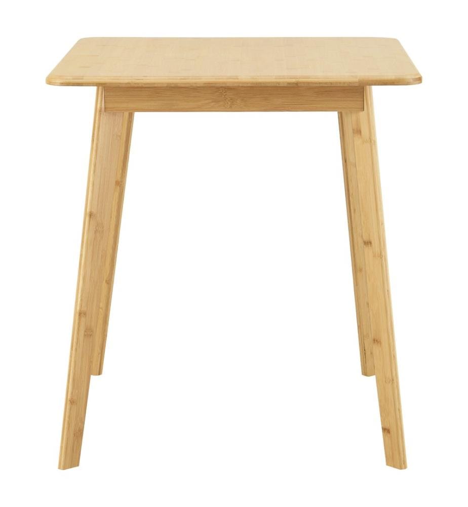 Tavolo da pranzo Närpes per 2 persone in bambù 75x70x70 cm