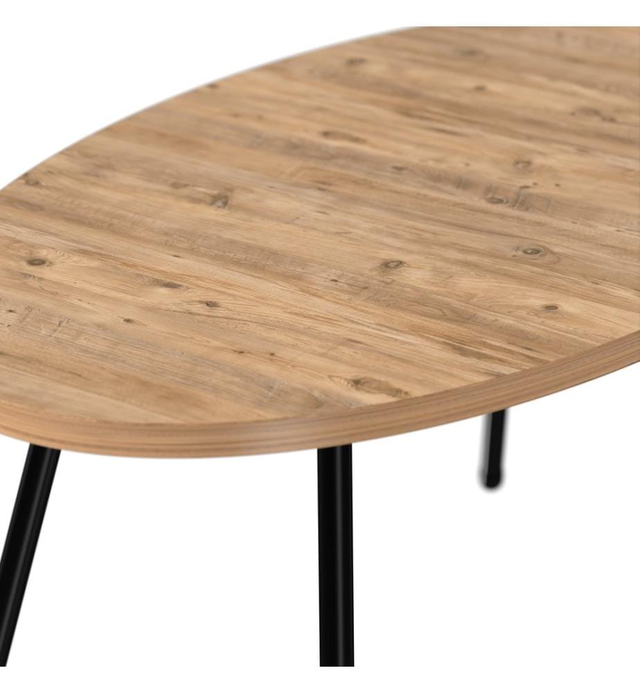 Table basse Skærbæk 43x90x50 cm couleur bois