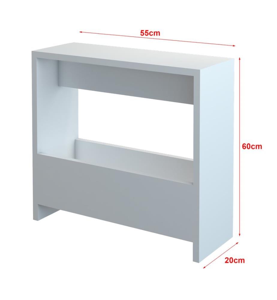 Table d'appoint Rødovre 60x55x20 cm Blanc