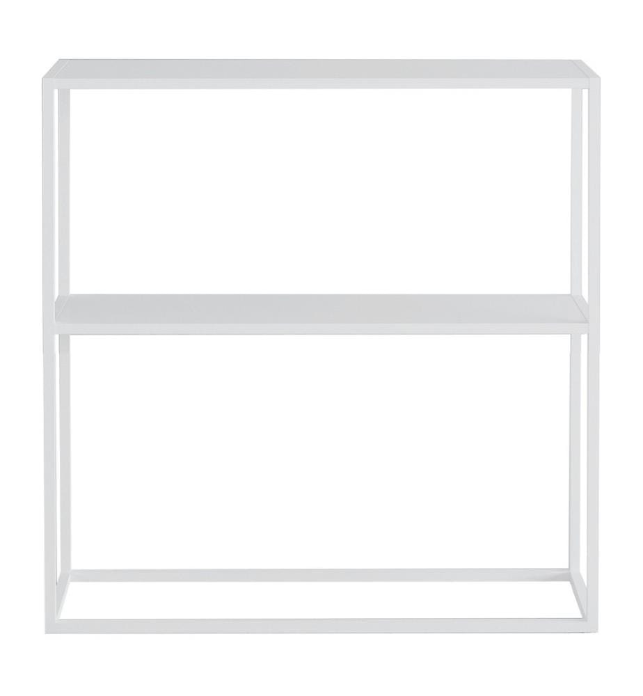 Table console Strömstad 80x79.5x26 cm blanc mat