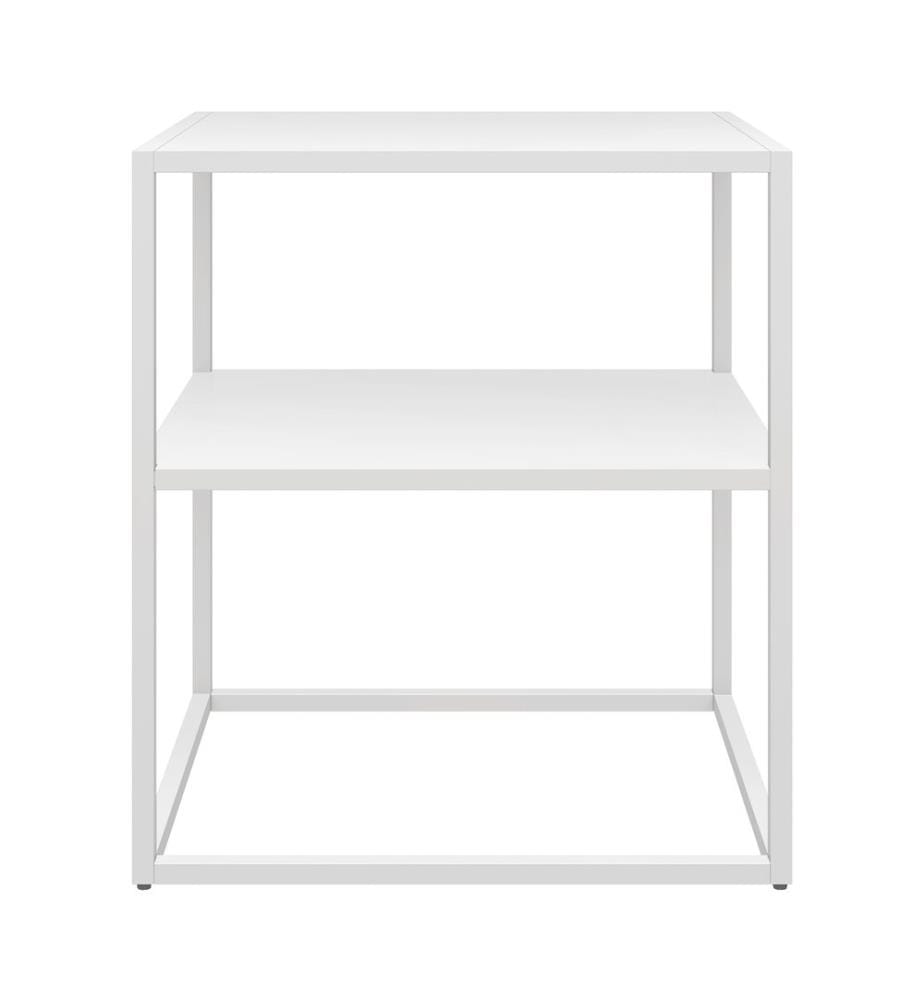 Table d'appoint Raahe avec plateau Blanc