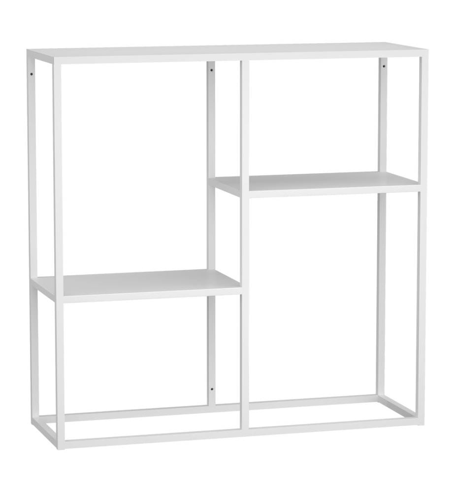Table console Strömstad avec 3 étagères Blanc
