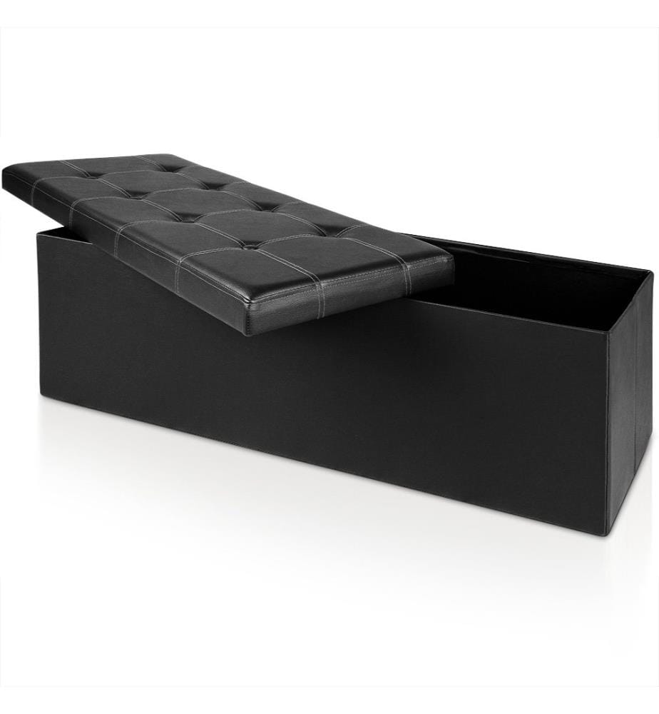 Banc noir - 114 cm x 40 cm x 40 cm noir