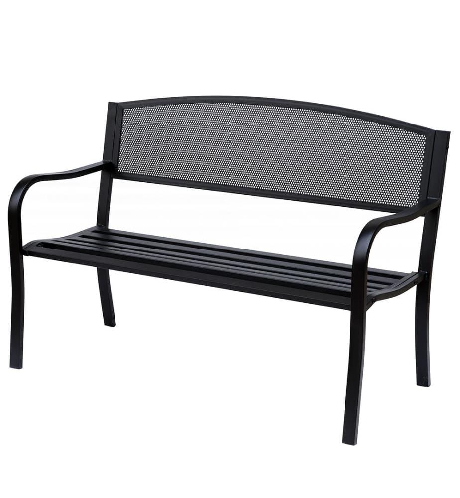 Gartenbank Metall 2-Sitzer Metallbank 127 cm