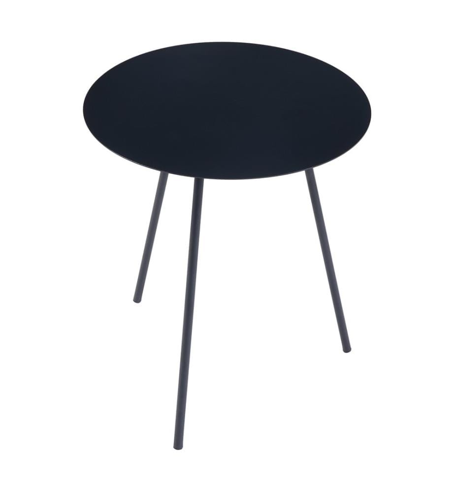 Table d'appoint 45x40 cm en métal noir