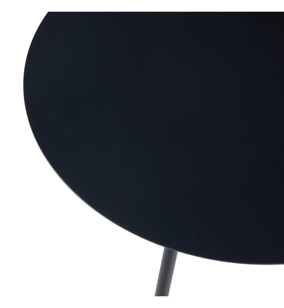 Table d'appoint 45x40 cm en métal noir