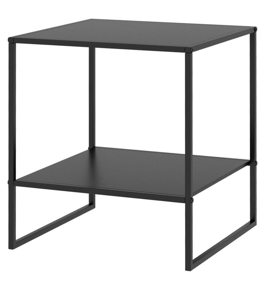 Table d'appoint Table basse avec plateau Noir