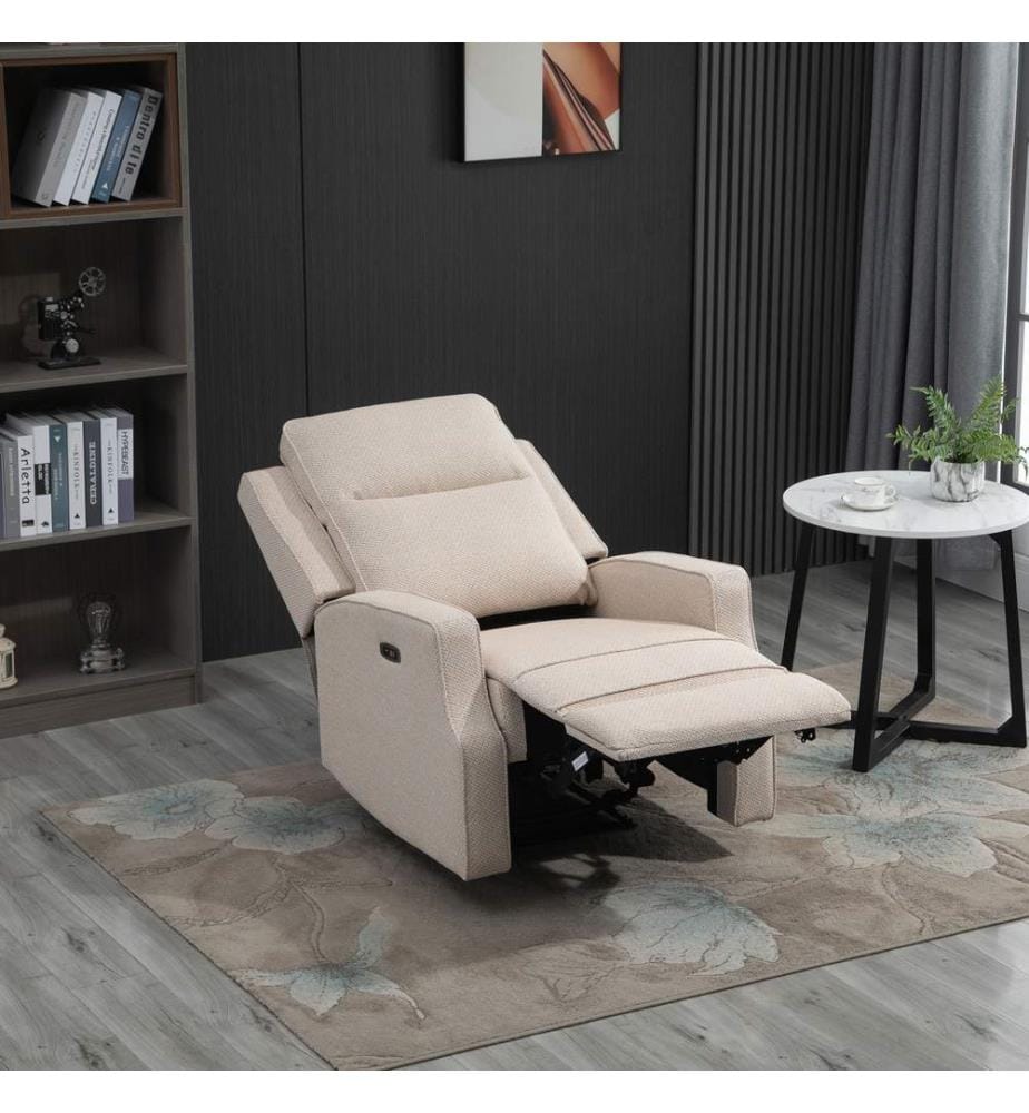 Fauteuil de télévision Fauteuil de relaxation Dossier réglable avec repose-pieds