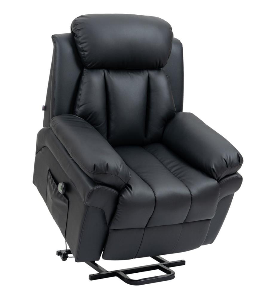 Fauteuil de relaxation avec dispositif d'élévation, repose-pieds et télécommande inclus