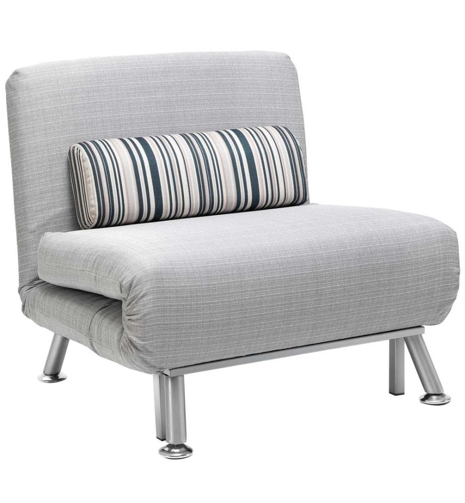 Lit pliant Fauteuil Lit d'appoint Matelas pliant 75x70x75 cm Gris