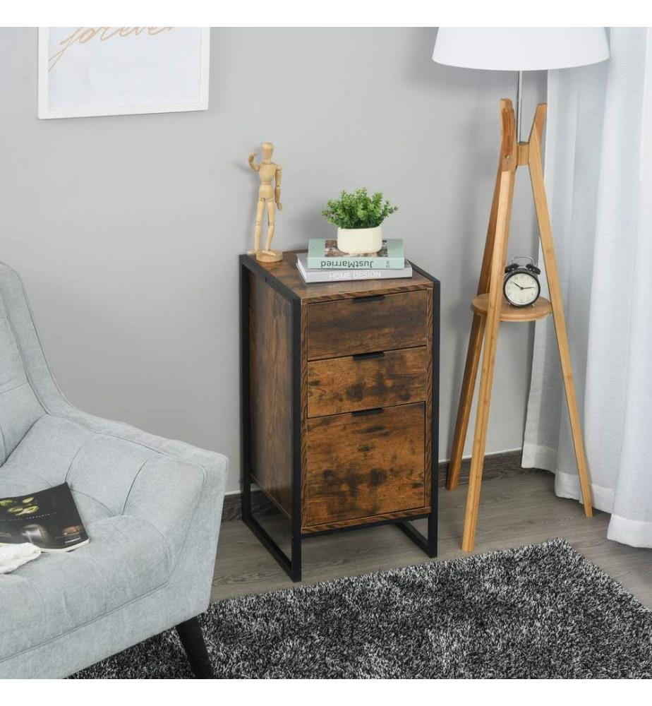 Comodino Ko mmode Vintage Rustic 39x40x 6,5 cm