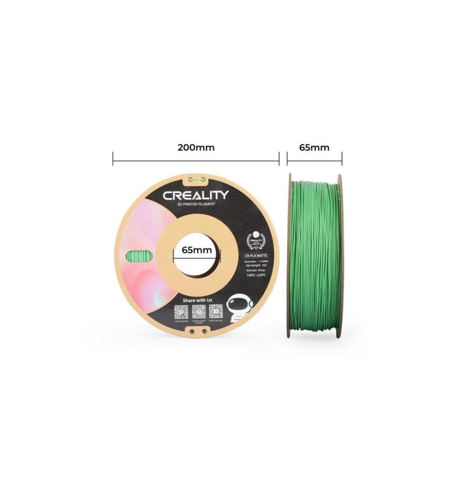 CREALITY - Filament PLA, Avocat vert, 1.75 mm, 1 kg
