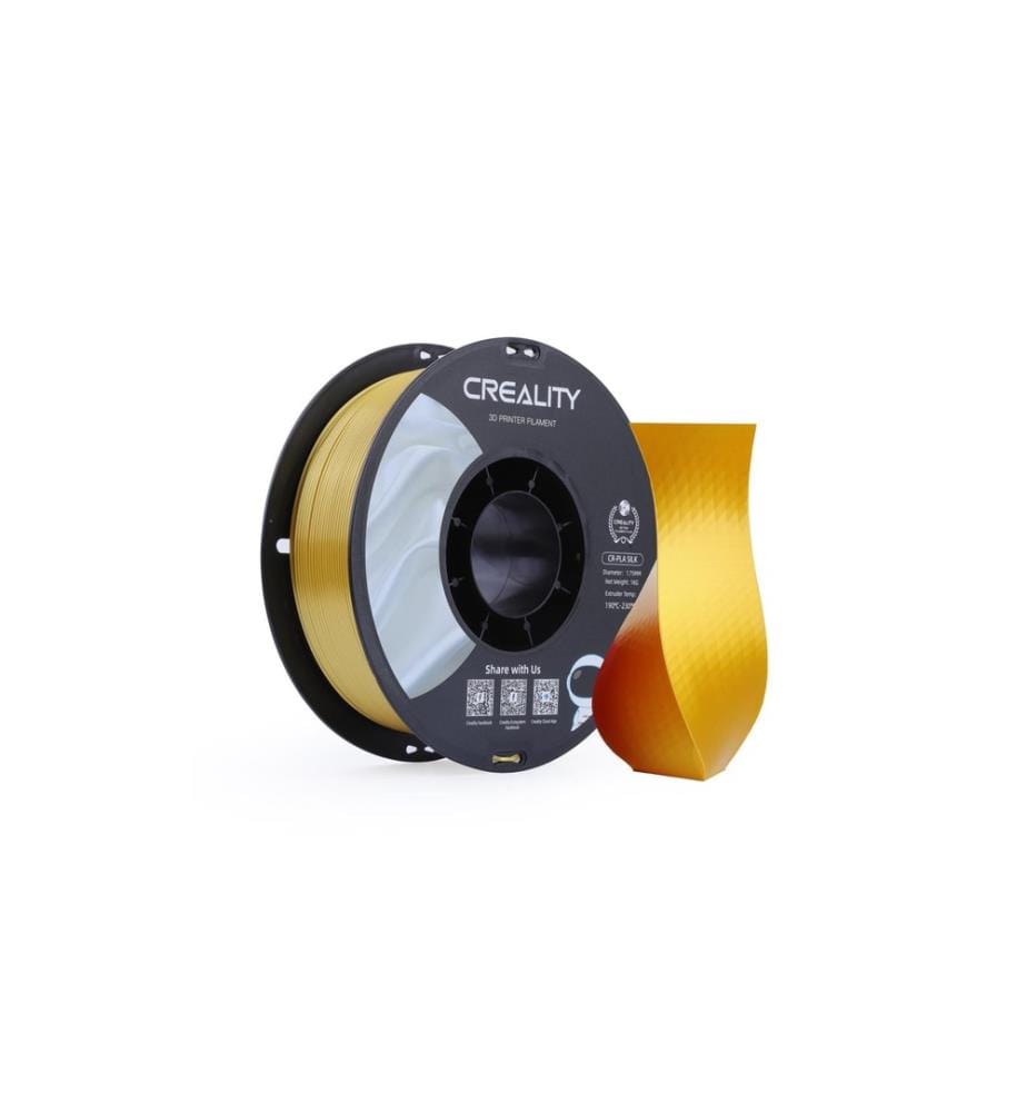 CREALITY - Filament PLA, Silk Gold, 1.75 mm, 1 kg