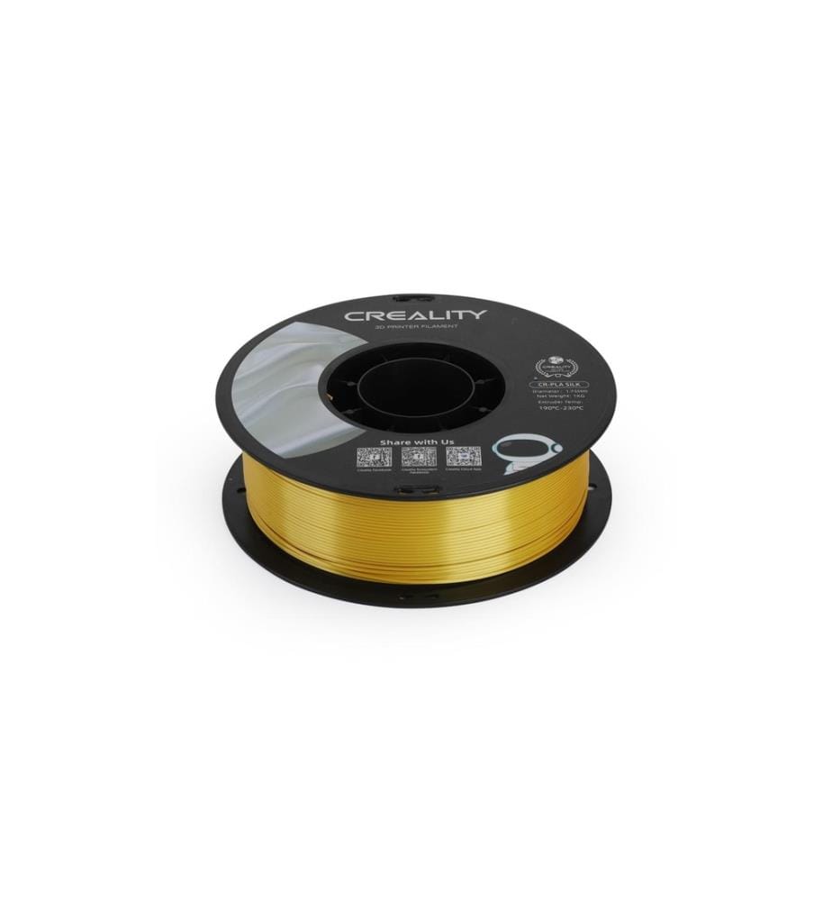 CREALITY - Filament PLA, Silk Gold, 1.75 mm, 1 kg