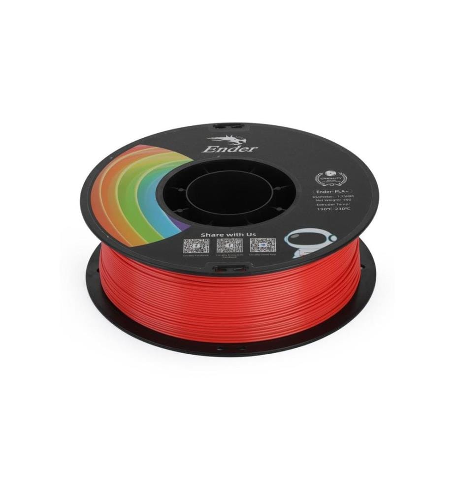 CREALITY - Filament PLA+ Rouge, 1.75 mm, 1 kg
