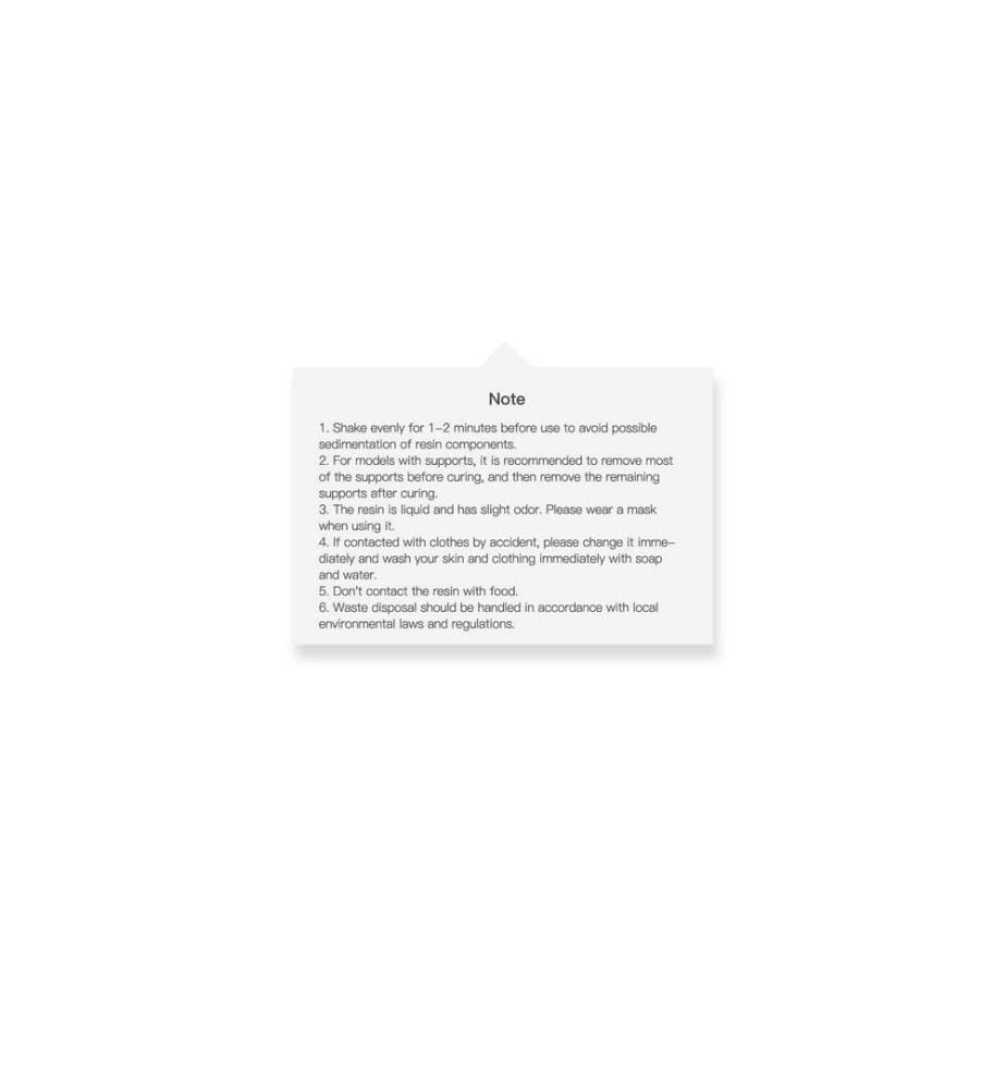 CREALITY - Resin Wasserwaschbar, Grau, 1 kg