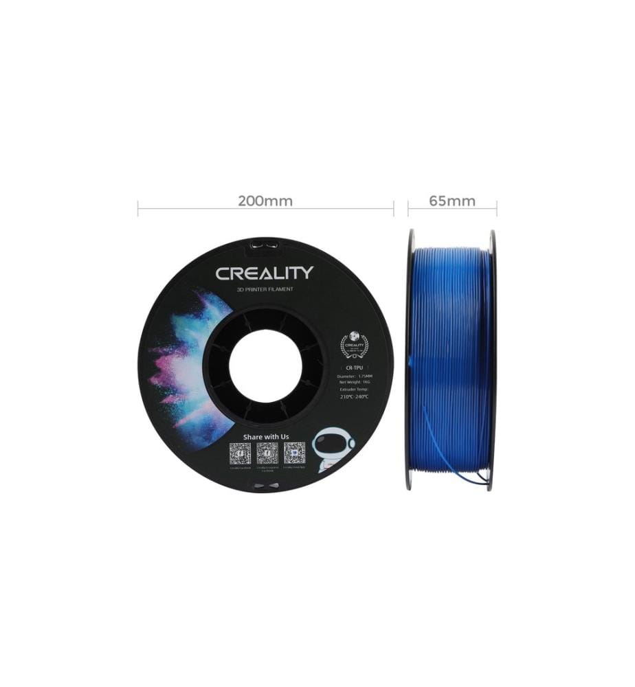 CREALITY - Filament TPU, Blau, 1.75 mm, 1 kg