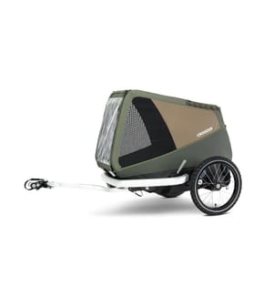 Croozer - Remorque de vélo Dog Enna L, Moss Green