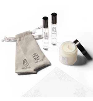 Coffret Découverte (3 pièces) : Rose Taif 10 ml + Chemin des Citrons 10 ml + Le Jardin du Fleuriste 60g