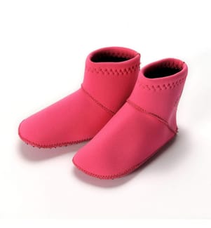 Neoprensocken fuchsia M, Schuhgrösse 19-20