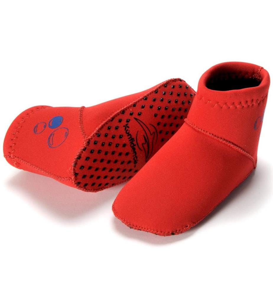 Neoprensocken rot M, Schuhgrösse 19-20