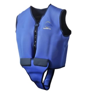 Schwimmweste für Erwachsene blau-gelb Brustumfang 86-96 cm
