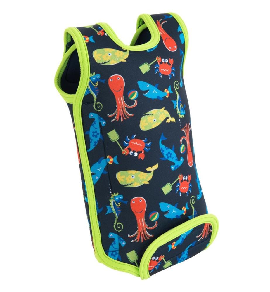 Combinaison pour bébé Babywarma animaux marins navy, 12-24 mois