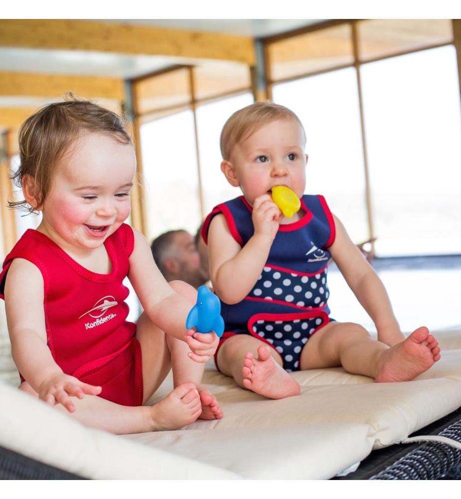 Combinaison pour bébé Babywarma navy avec points, 0-6 mois