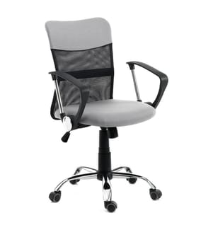Chaise de Bureau - Argent et Gris Clair