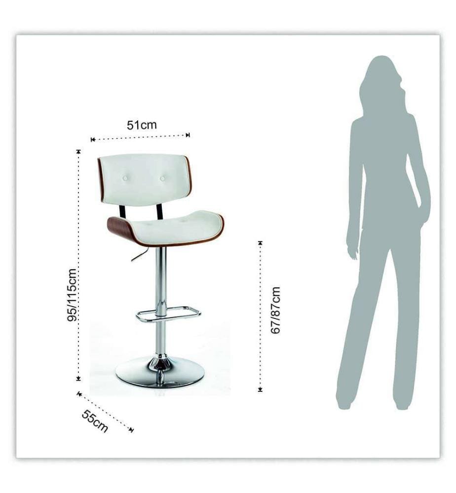 Tabouret - Blanc